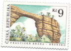 Prebischtor auf Briefmarke