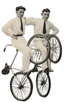 Kunstradfahrer aus Politz