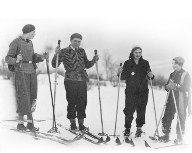 Politzer Skifahrer am Tannbusch (Foto: Alfred Lösel)