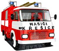 Avia A31 der Feuerwehr Krischwitz. Illustration: © Werner Pietschmann 2008