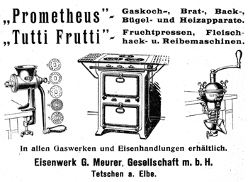 Zeitungsanzeige  aus dem Jahr 1925